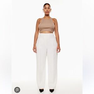 ARITZIA WILFRED The Effortless Pant White